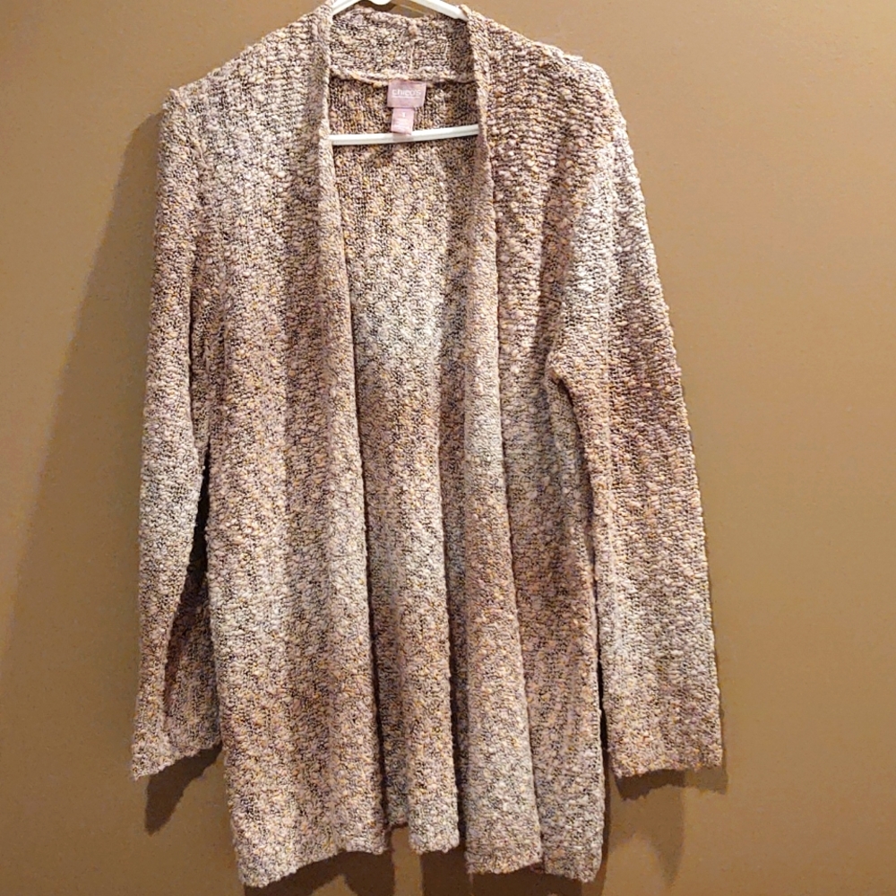 Chico's Lightweight Open Front Sweater